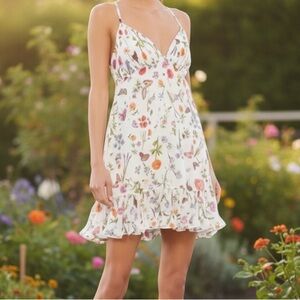 Floral Spaghetti Strap Dress